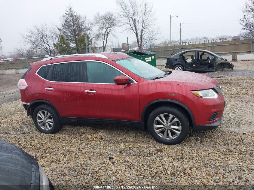 2016 Nissan Rogue Sv VIN: KNMAT2MV3GP674108 Lot: 41186396