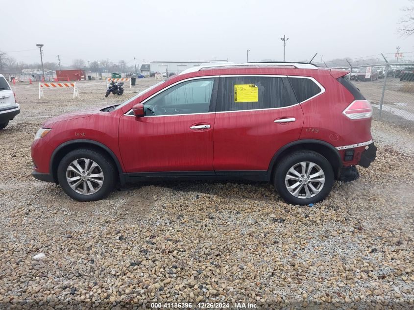 2016 Nissan Rogue Sv VIN: KNMAT2MV3GP674108 Lot: 41186396