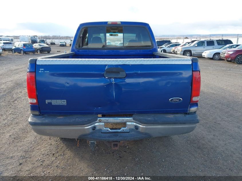 2003 Ford F-250 Lariat/Xl/Xlt VIN: 1FTNW21P03ED56032 Lot: 41186418