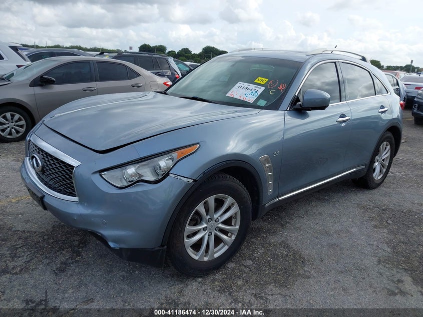 Vin: jn8cs1mw8hm414308, lot: 41676766, infiniti qx70 20172