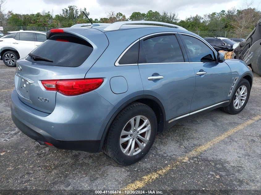 Vin: jn8cs1mw8hm414308, lot: 41676766, infiniti qx70 20174