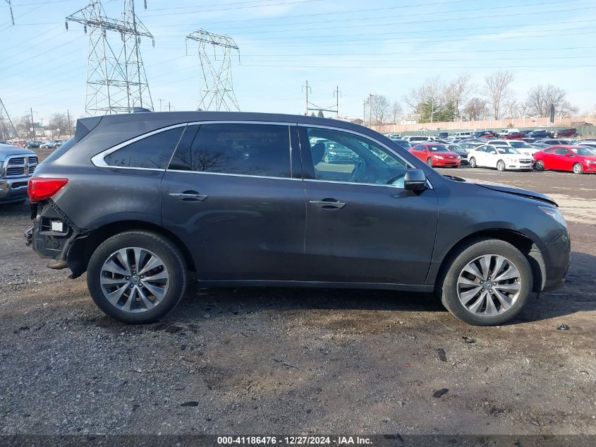 VIN 5FRYD4H41EB004250 2014 Acura MDX, Technology Pa... no.13