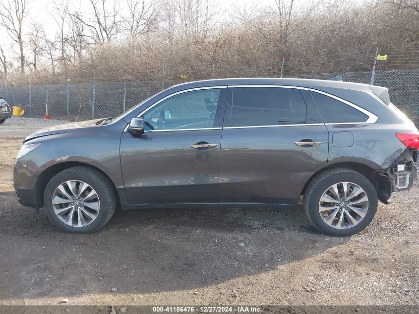 VIN 5FRYD4H41EB004250 2014 Acura MDX, Technology Pa... no.14