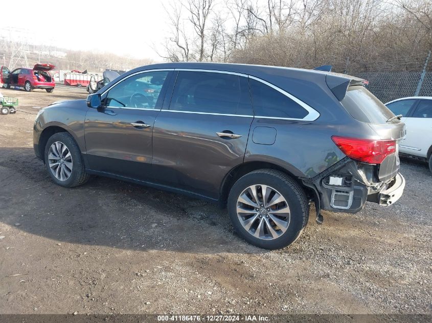 VIN 5FRYD4H41EB004250 2014 Acura MDX, Technology Pa... no.3