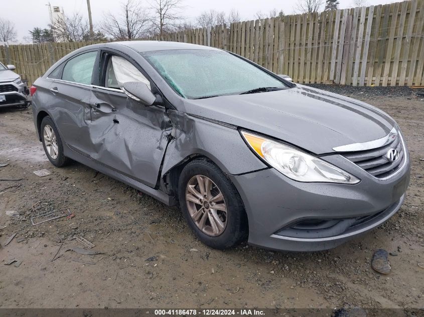 VIN 5NPEB4ACXEH903492 2014 Hyundai Sonata, Gls no.1