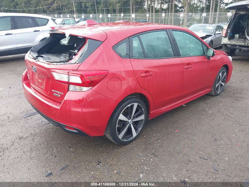 VIN 4S3GTAK65H3751408 2017 Subaru Impreza, 2.0I Sport no.4