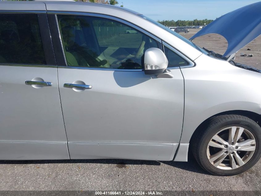 2013 Nissan Quest Sl VIN: JN8AE2KP9D9060876 Lot: 41186641