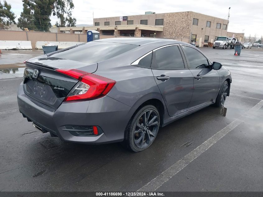 VIN 19XFC2F8XLE214676 2020 Honda Civic, Sport no.4