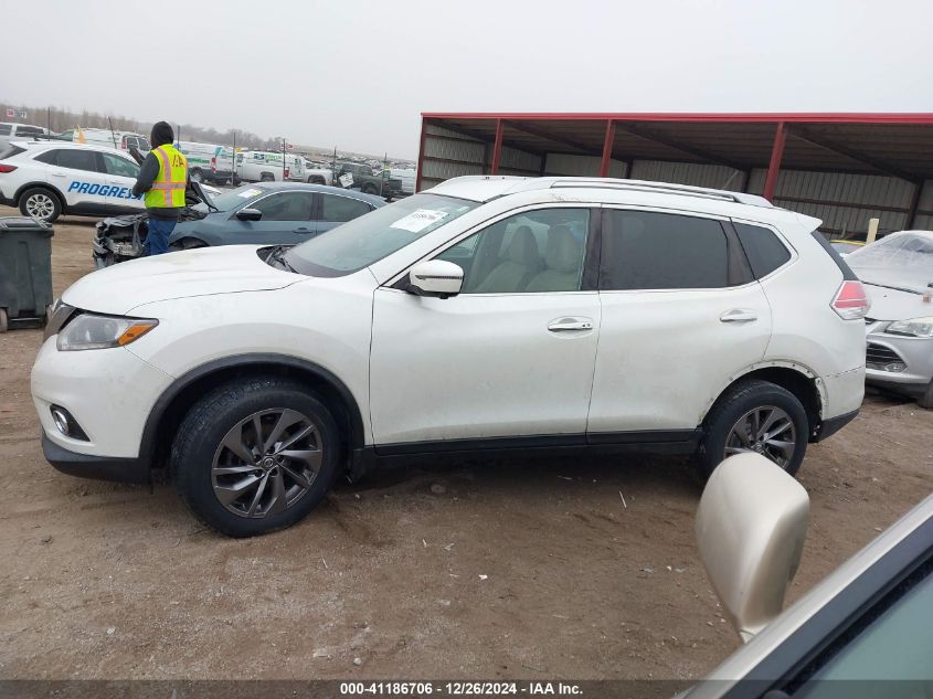 2016 Nissan Rogue Sl VIN: KNMAT2MV2GP719376 Lot: 41186706