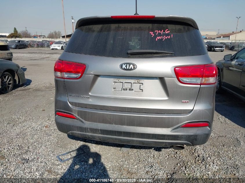 VIN 5XYPG4A37GG171570 2016 KIA Sorento, 2.4L L no.16