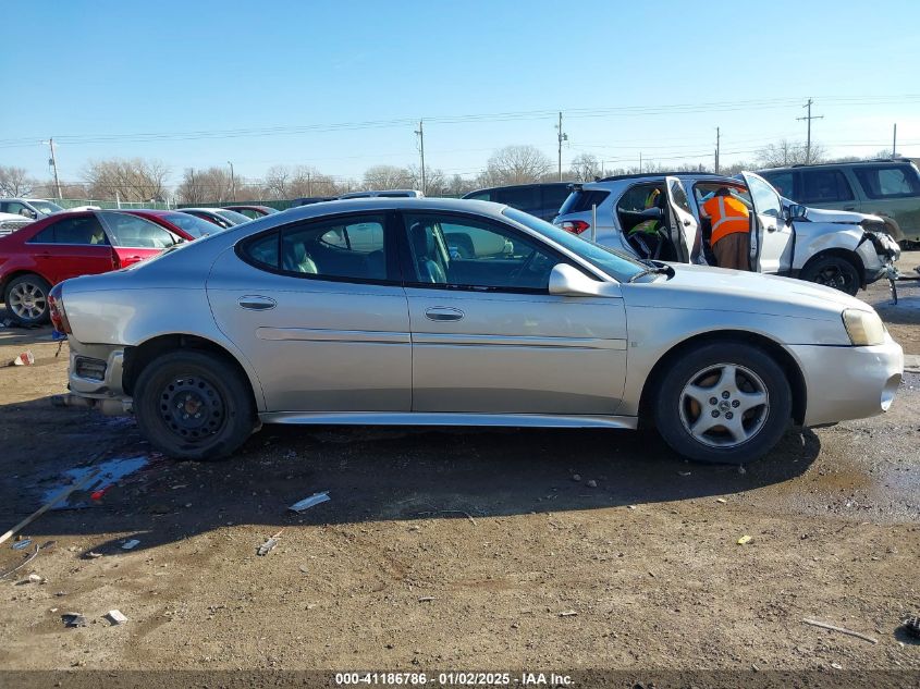 2008 Pontiac Grand Prix VIN: 2G2WP552081126201 Lot: 41186786