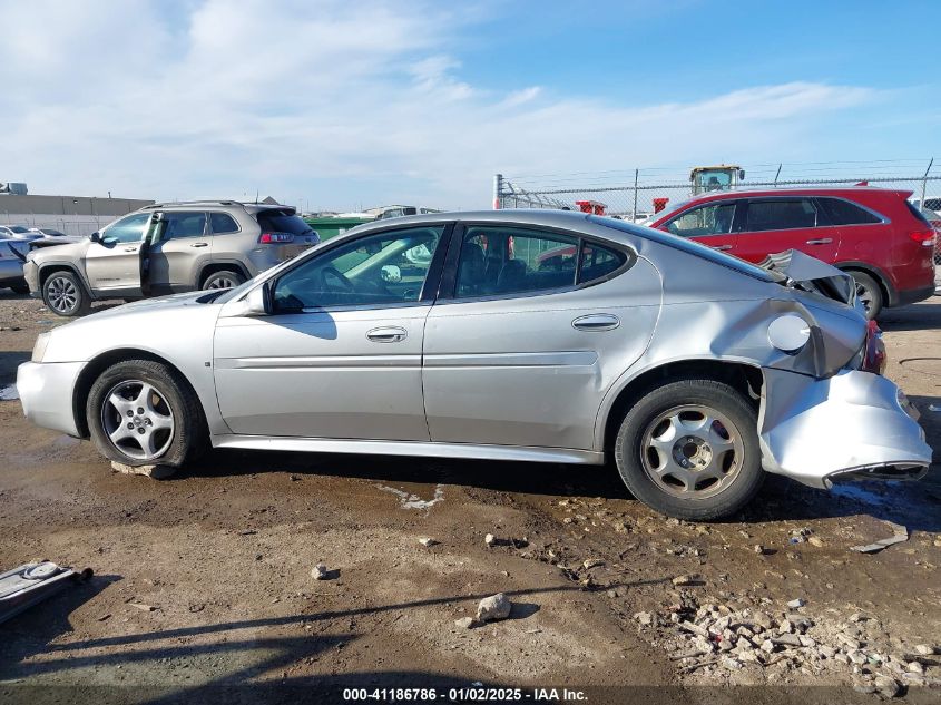 2008 Pontiac Grand Prix VIN: 2G2WP552081126201 Lot: 41186786