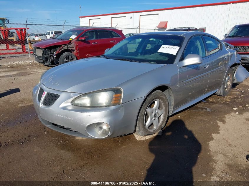 2008 Pontiac Grand Prix VIN: 2G2WP552081126201 Lot: 41186786