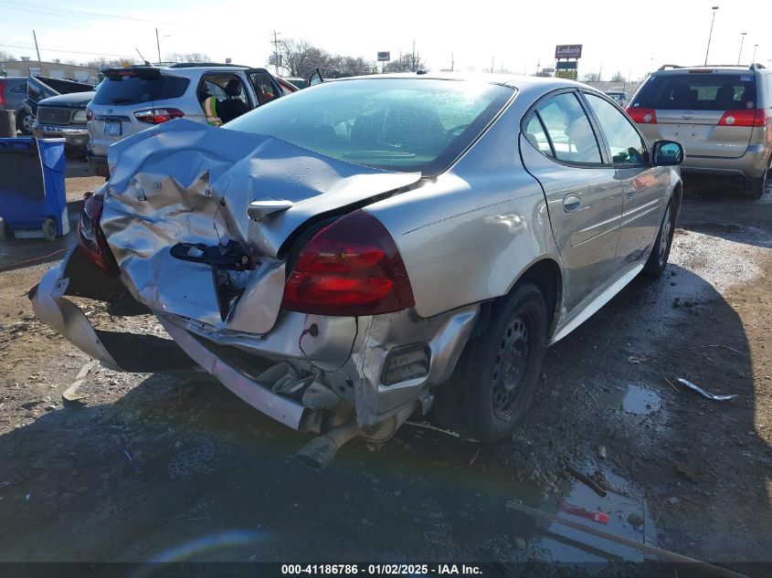 2008 Pontiac Grand Prix VIN: 2G2WP552081126201 Lot: 41186786