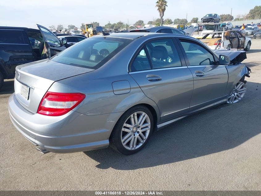 2008 MERCEDES-BENZ C 300 VIN: WDDGF54X48F011650