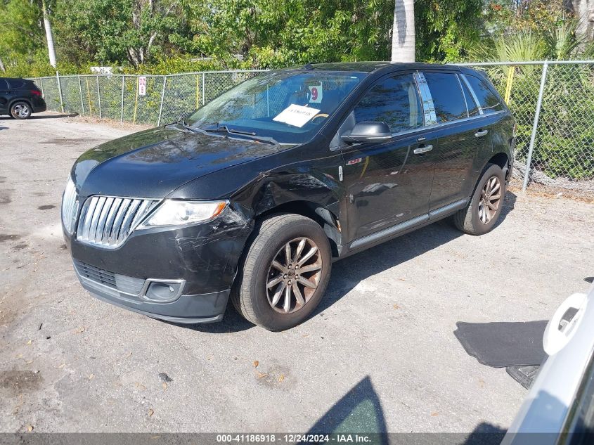 VIN 2LMDJ6JK1DBL26864 2013 Lincoln MKX no.2