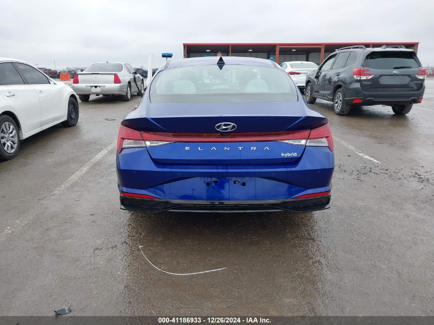 2023 Hyundai Elantra Hybrid Limited VIN: KMHLN4AJ5PU054597 Lot: 41186933