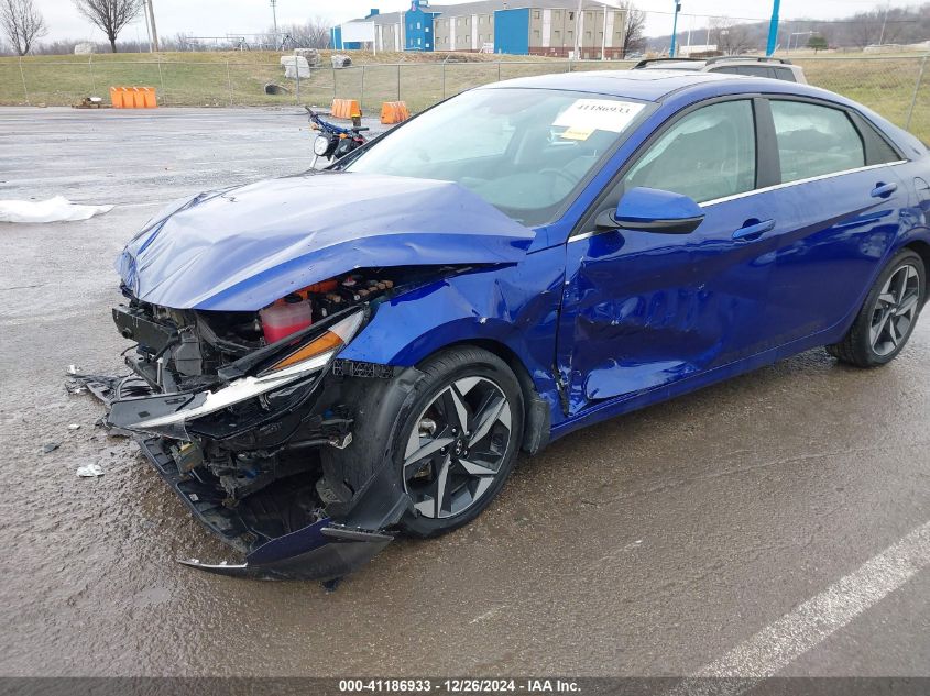 2023 Hyundai Elantra Hybrid Limited VIN: KMHLN4AJ5PU054597 Lot: 41186933