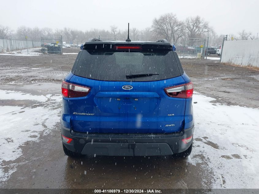 2020 Ford Ecosport Ses VIN: MAJ6S3JL4LC364817 Lot: 41186979