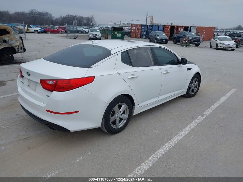 2015 KIA OPTIMA LX - KNAGM4A78F5542509