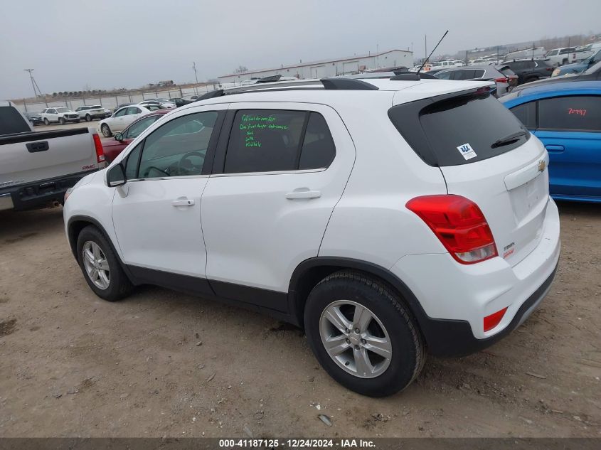 2018 Chevrolet Trax Lt VIN: 3GNCJLSB8JL265013 Lot: 41187125