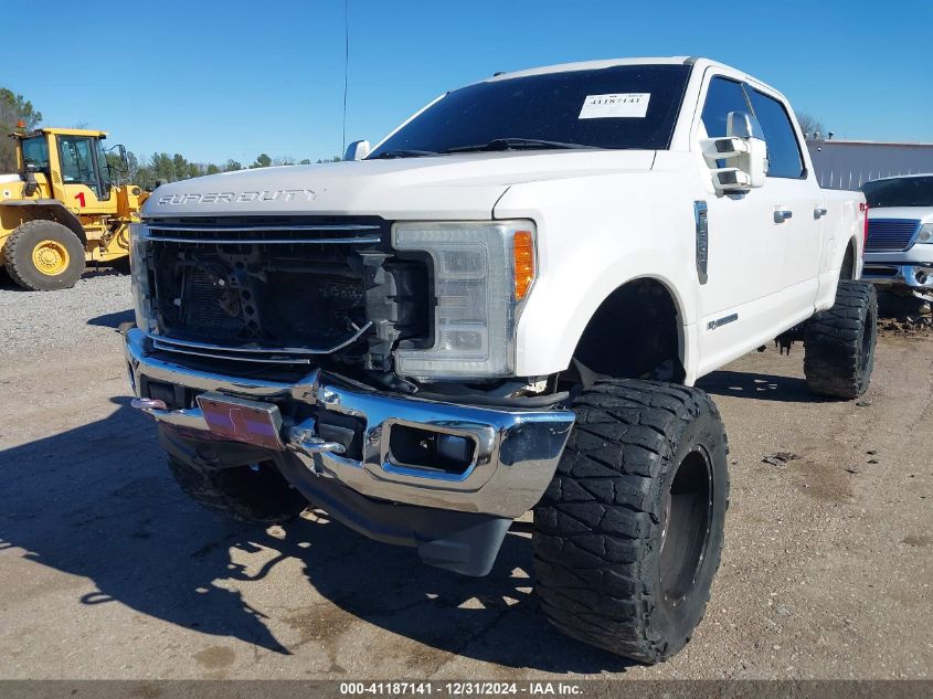 2017 Ford F-250 Lariat VIN: 1FT7W2BT5HEC84496 Lot: 41187141