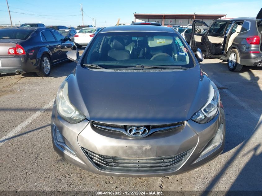 2014 Hyundai Elantra Limited VIN: 5NPDH4AE0EH485889 Lot: 41187332