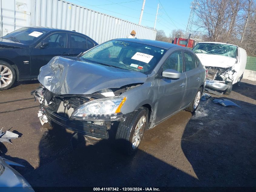 VIN 3N1AB7AP7EY317339 2014 Nissan Sentra, SV no.2