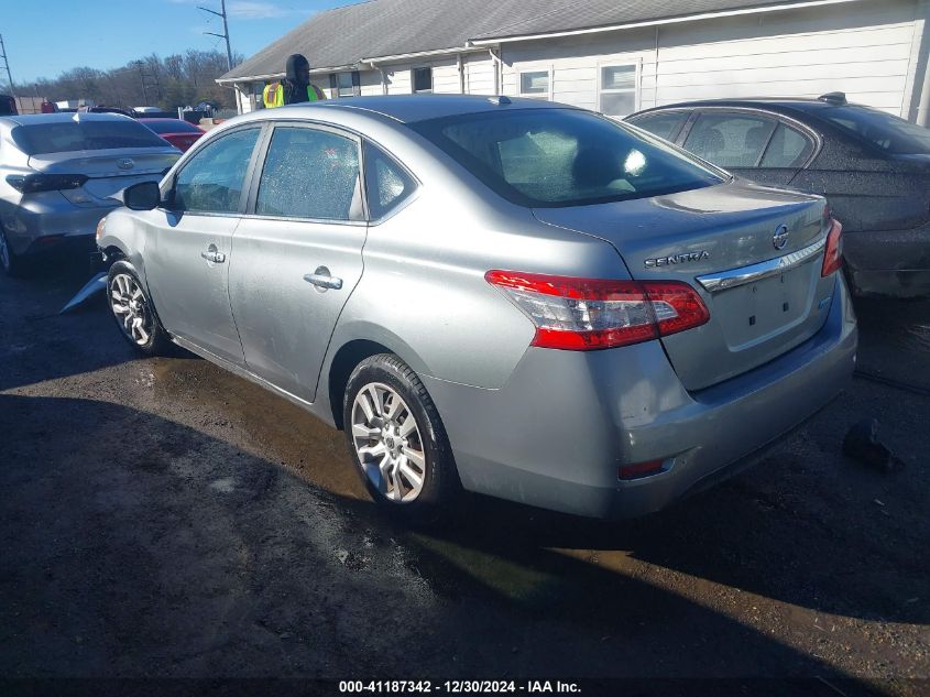 VIN 3N1AB7AP7EY317339 2014 Nissan Sentra, SV no.3