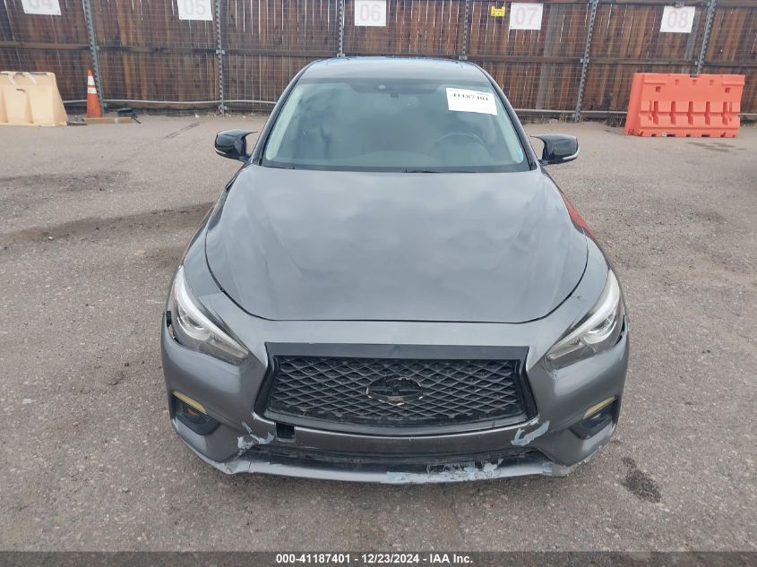 2018 Infiniti Q50 3.0T Luxe VIN: JN1EV7AP2JM350626 Lot: 41187401