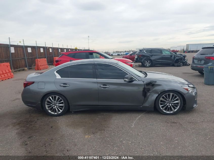 2018 Infiniti Q50 3.0T Luxe VIN: JN1EV7AP2JM350626 Lot: 41187401