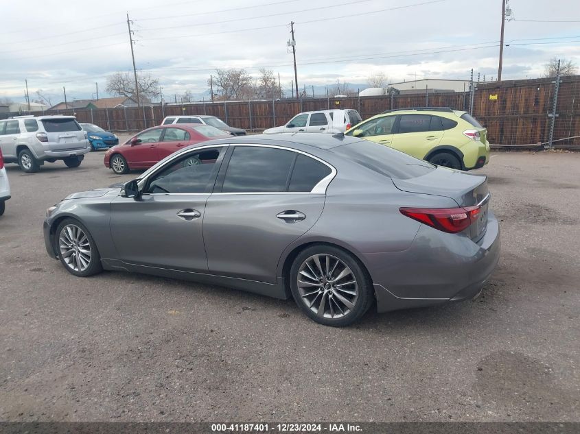 2018 Infiniti Q50 3.0T Luxe VIN: JN1EV7AP2JM350626 Lot: 41187401