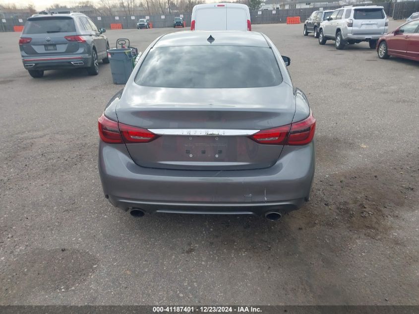 2018 Infiniti Q50 3.0T Luxe VIN: JN1EV7AP2JM350626 Lot: 41187401