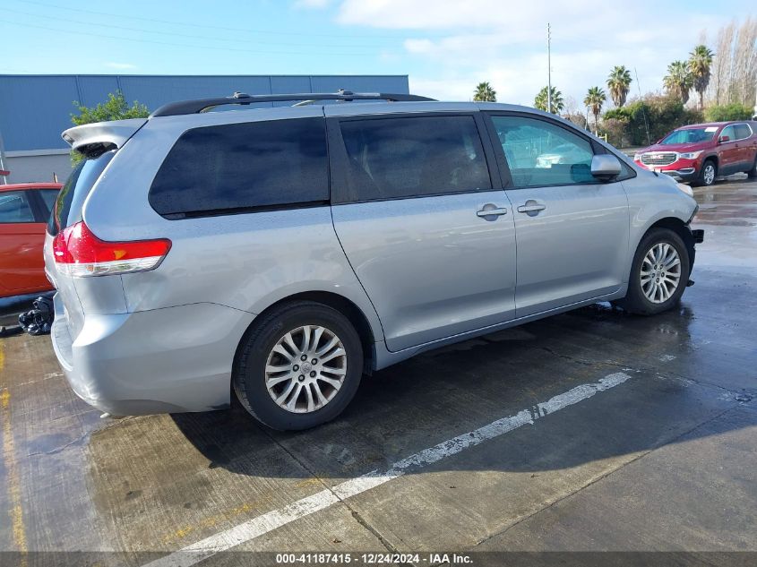 VIN 5TDYK3DCXDS346787 2013 Toyota Sienna, Xle V6 8... no.4