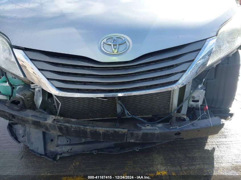 VIN 5TDYK3DCXDS346787 2013 Toyota Sienna, Xle V6 8... no.6