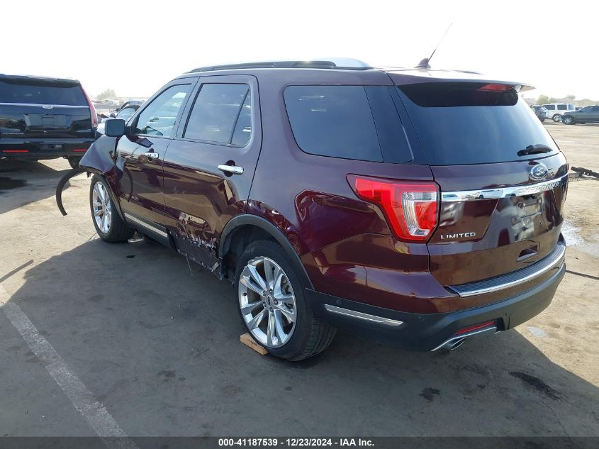 VIN 1FM5K7F82JGB56874 2018 Ford Explorer, Limited no.3