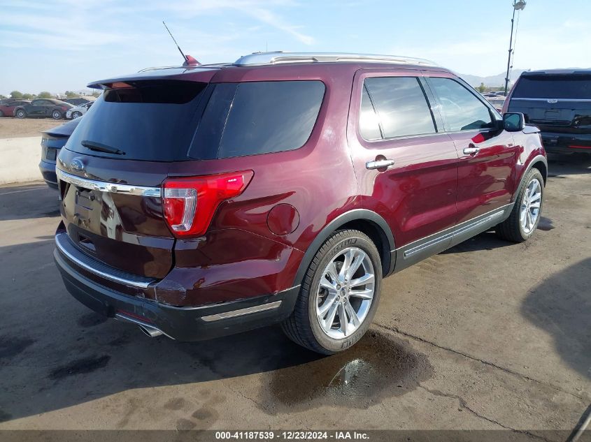 VIN 1FM5K7F82JGB56874 2018 Ford Explorer, Limited no.4