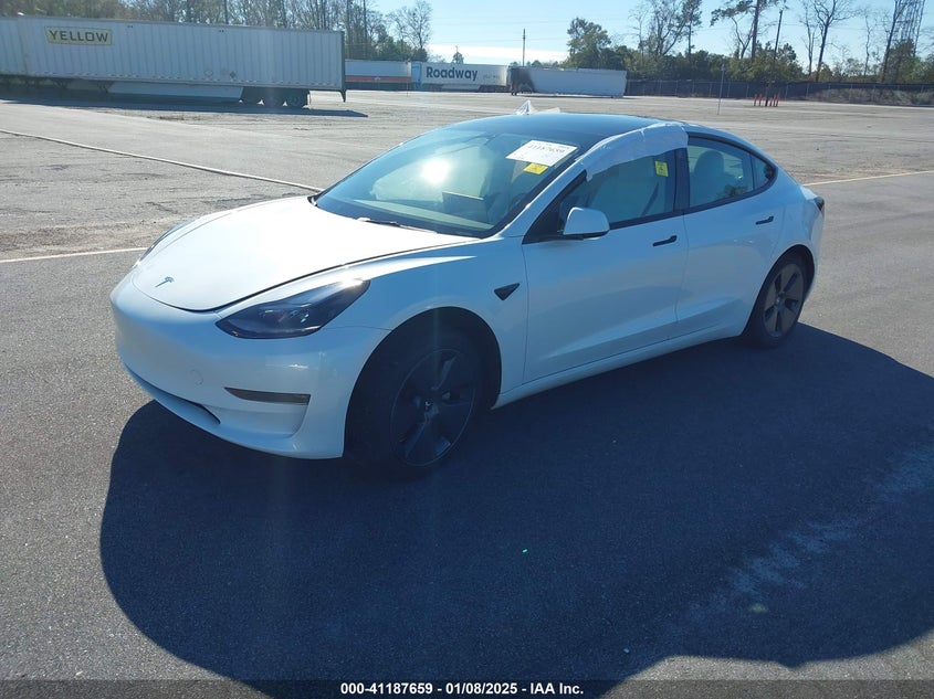 Vin: 5yj3e1eb7pf634982, lot: 41677951, tesla model 3 long range dual motor all-wheel drive 20232