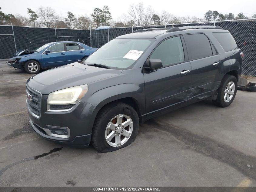 VIN 1GKKRPKD0EJ209123 2014 GMC Acadia, Sle-2 no.2