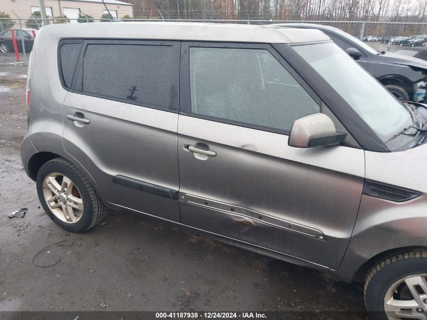 2011 Kia Soul + VIN: KNDJT2A26B7195779 Lot: 41187938