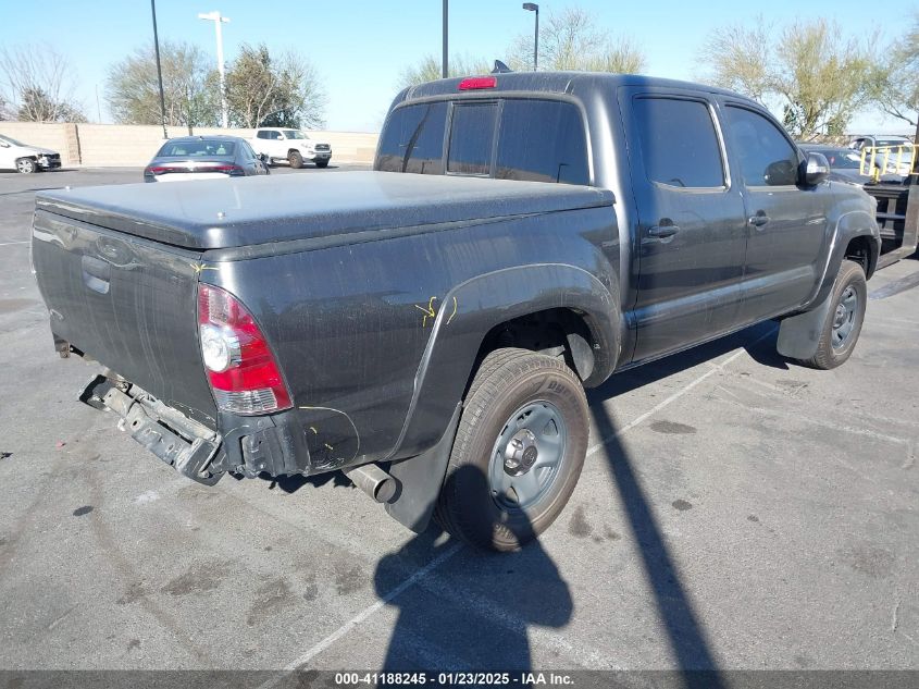 VIN 3TMJU4GN0FM186257 2015 Toyota Tacoma, Double Ca... no.4