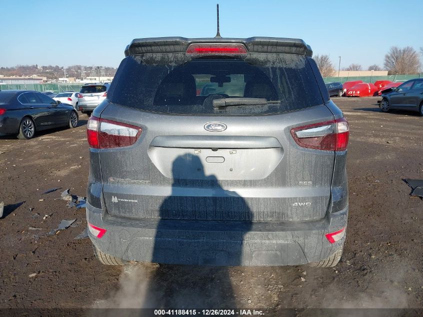 2020 Ford Ecosport Ses VIN: MAJ6S3JL3LC334126 Lot: 41188415