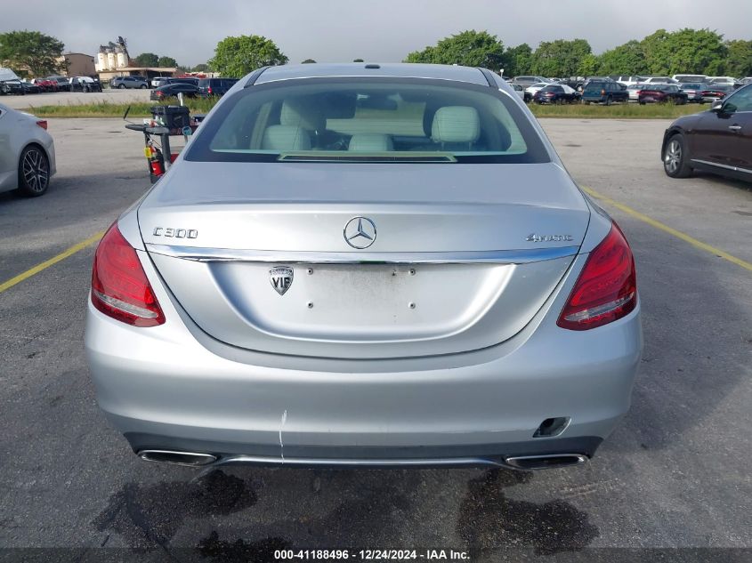 VIN 55SWF4KB0FU008638 2015 Mercedes-Benz C 300, 4Ma... no.16