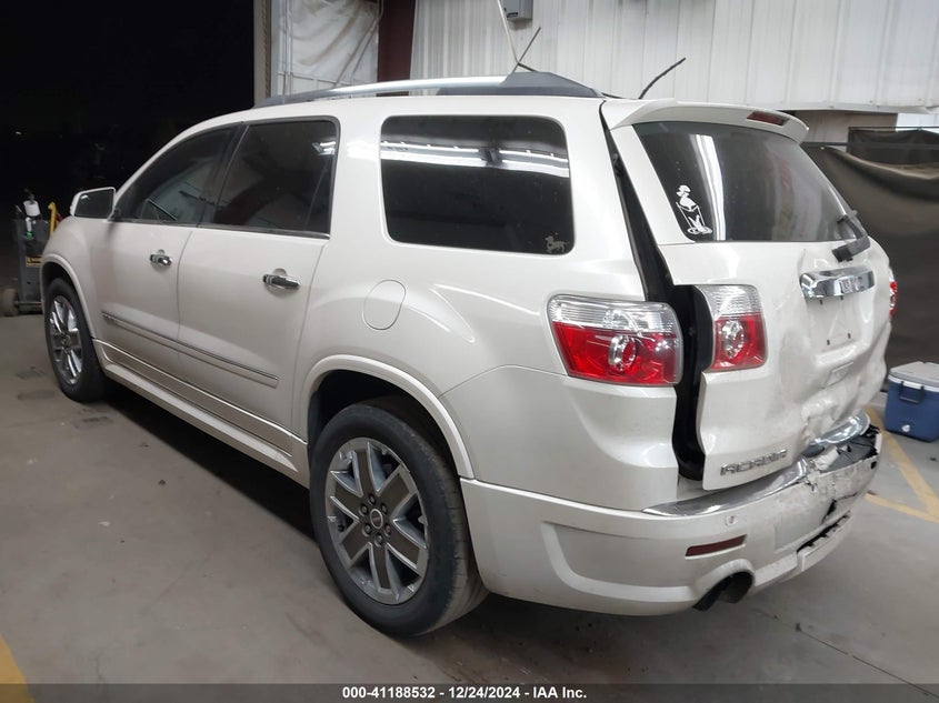 Vin: 1gkkrted8cj320715, lot: 41678824, gmc acadia denali 20123