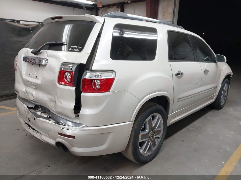 Vin: 1gkkrted8cj320715, lot: 41678824, gmc acadia denali 20124