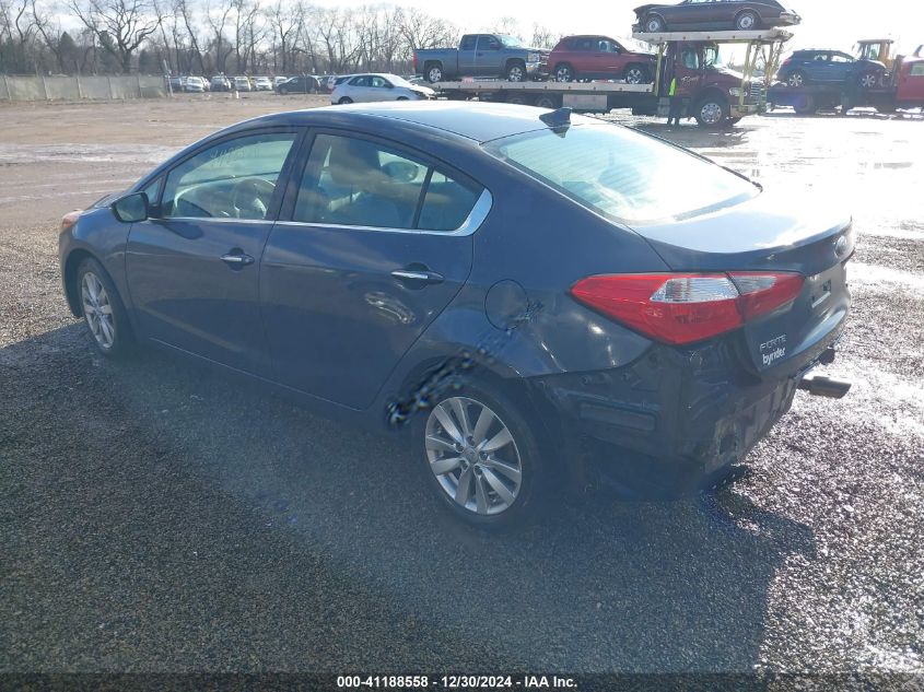 VIN KNAFX4A89E5052302 2014 KIA Forte, EX no.3