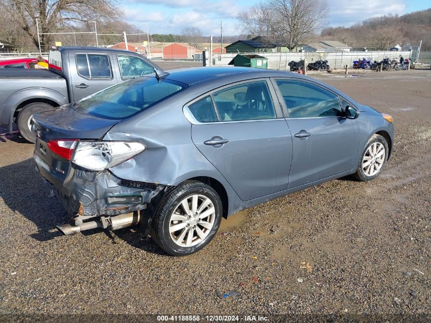 VIN KNAFX4A89E5052302 2014 KIA Forte, EX no.4