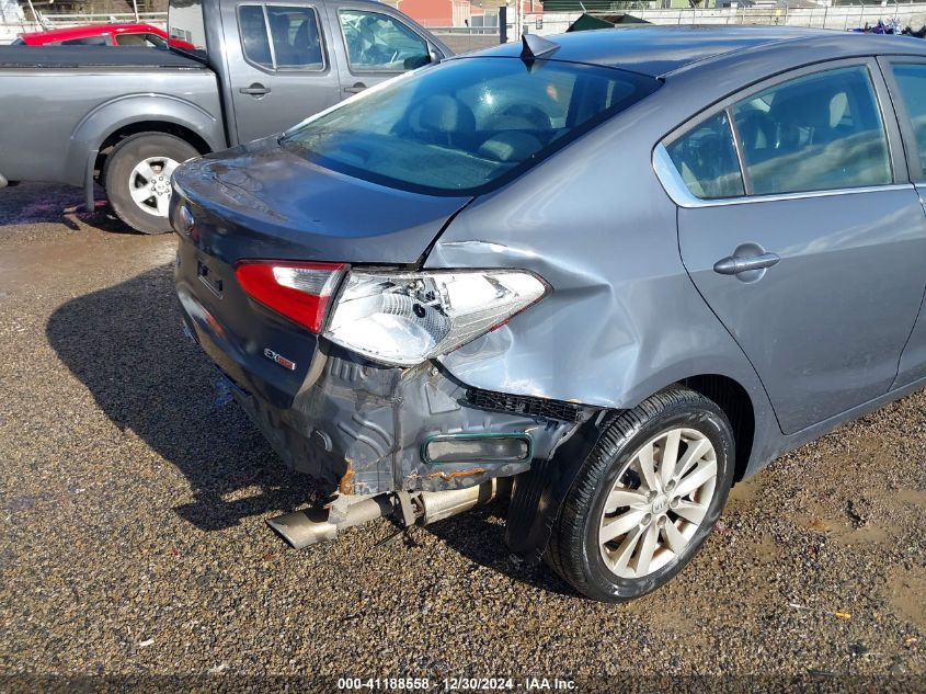 VIN KNAFX4A89E5052302 2014 KIA Forte, EX no.6