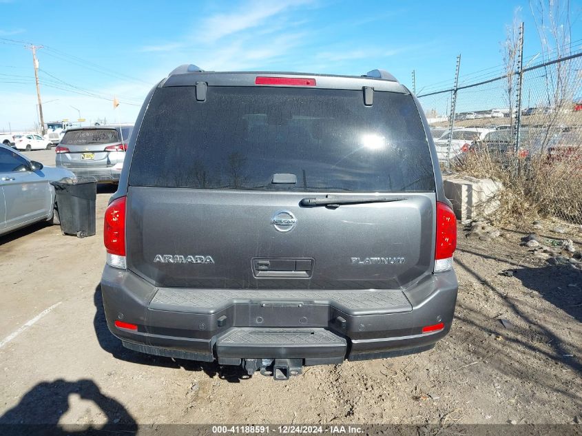 2012 Nissan Armada Platinum VIN: 5N1AA0NE1CN619716 Lot: 41188591