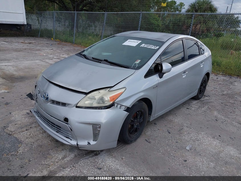 2013 TOYOTA PRIUS VIN: JTDKN3DU6D1724266